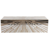 Starburst Glass Box, Gold-Accessories-High Fashion Home