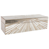 Starburst Glass Box, Gold-Accessories-High Fashion Home