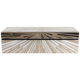 Starburst Glass Box, Gold-Accessories-High Fashion Home