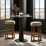 Staria Swivel Stool, Saxon Sand by Four Hands