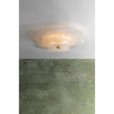 Starlie Flush Mount, Aged Brass