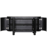 Stefan Sideboard, Black-Furniture - Storage-High Fashion Home