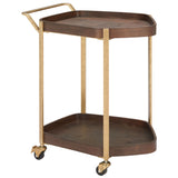 Stela Bar Cart, Walnut