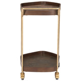 Stela Bar Cart, Walnut