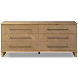 Stella 6 Drawer Dresser, Palermo Drift by Four Hands
