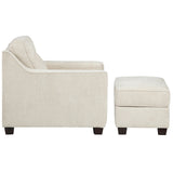 Stella Ottoman, Cream-Furniture - Chairs-High Fashion Home