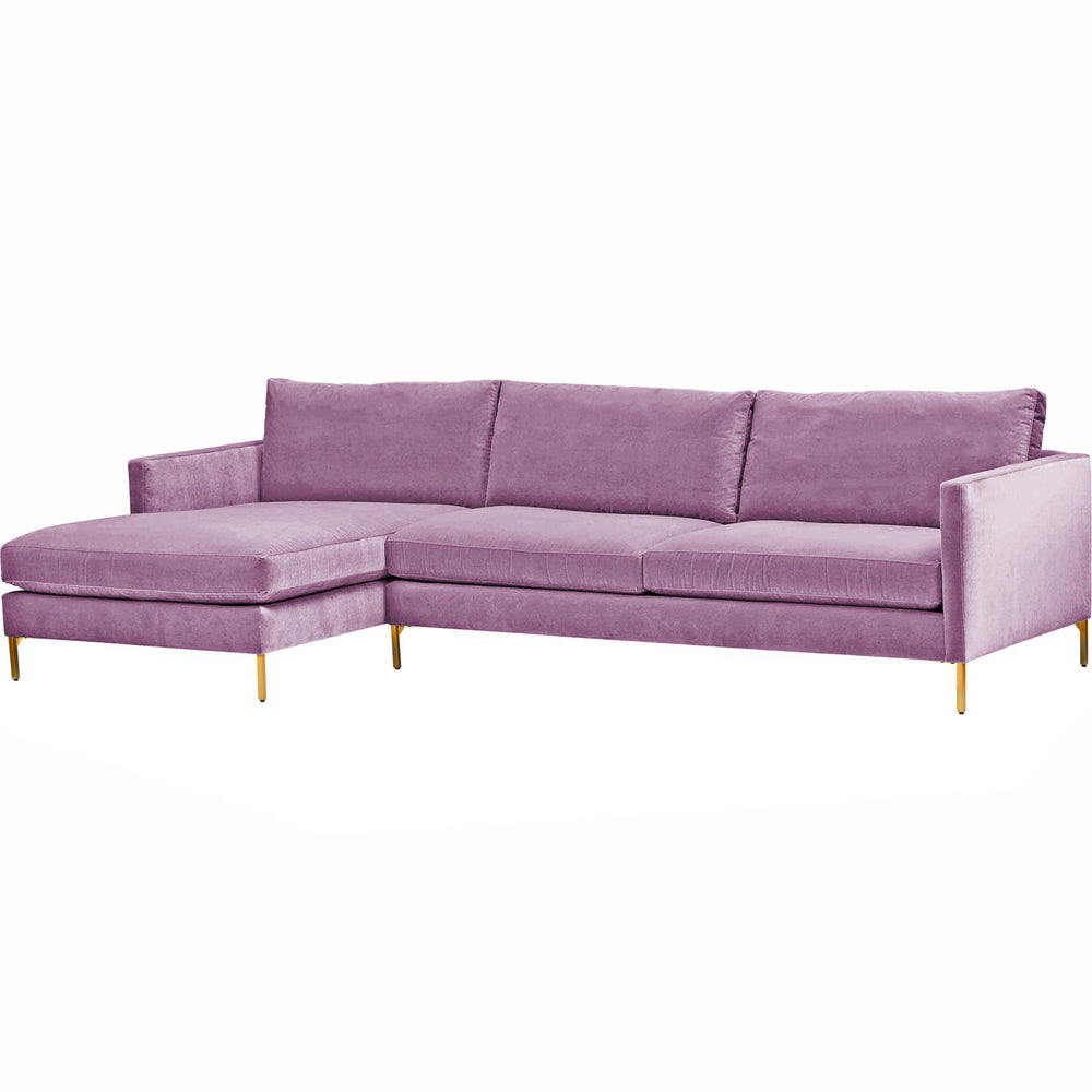 Stella Sectional, Vance Amethyst
