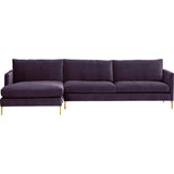 Stella Sectional, Vance Amethyst