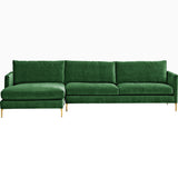 Stella Sectional, Vance Emerald