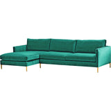 Stella Sectional, Vance Teal