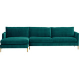 Stella Sectional, Vance Teal