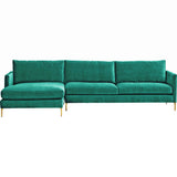 Stella Sectional, Vance Teal