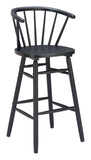 Stenger Barstool & Counter Stool, Black