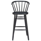 Stenger Barstool & Counter Stool, Black