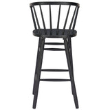 Stenger Barstool & Counter Stool, Black