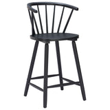 Stenger Barstool & Counter Stool, Black