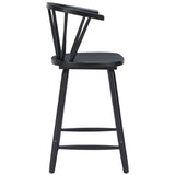 Stenger Barstool & Counter Stool, Black