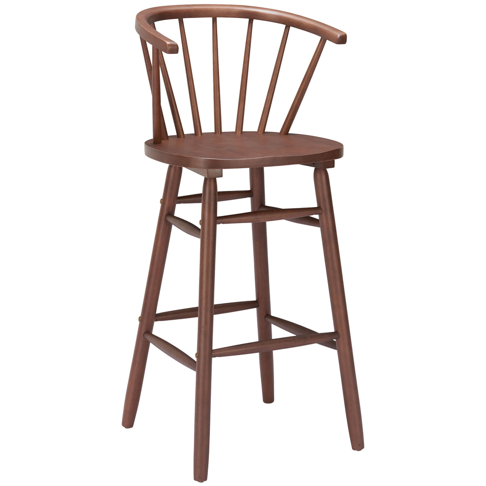 Stenger Barstool & Counter Stool, Walnut