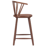 Stenger Barstool & Counter Stool, Walnut