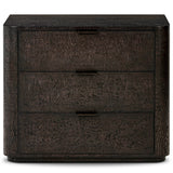 Stenson 3 Drawer Nightstand, Dark Tamo by Four Hands-Furniture - Bedroom-High Fashion Home