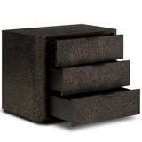 Stenson 3 Drawer Nightstand, Dark Tamo by Four Hands-Furniture - Bedroom-High Fashion Home