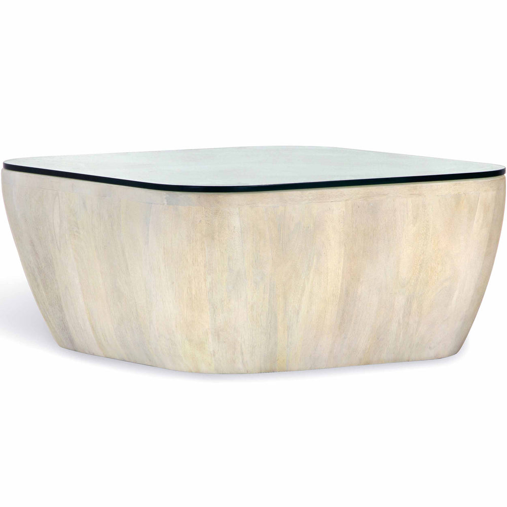 Stepwell Coffee Table, Whitewash
