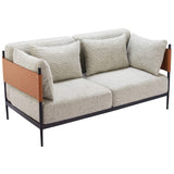 Stirbe Loveseat, Gray-Furniture - Sofas-High Fashion Home