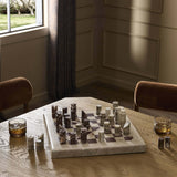 Stone Chess Set, Antique White Marble by Four Hands-Accessories-High Fashion Home