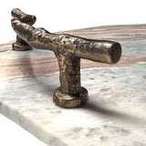 Stone and Twig Tray, Pink-Accessories-High Fashion Home