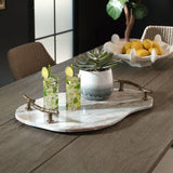 Stone and Twig Tray, Pink-Accessories-High Fashion Home