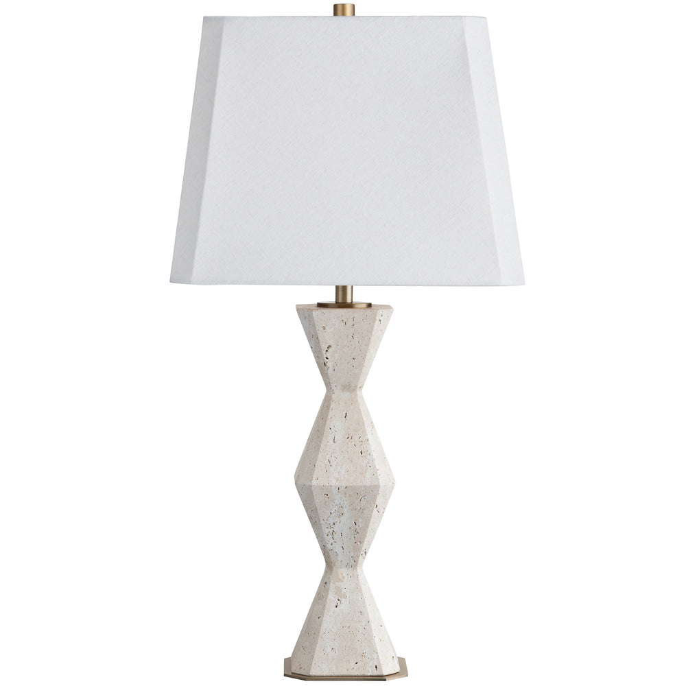 Stonecipher Table Lamp, Beige-Lighting-High Fashion Home