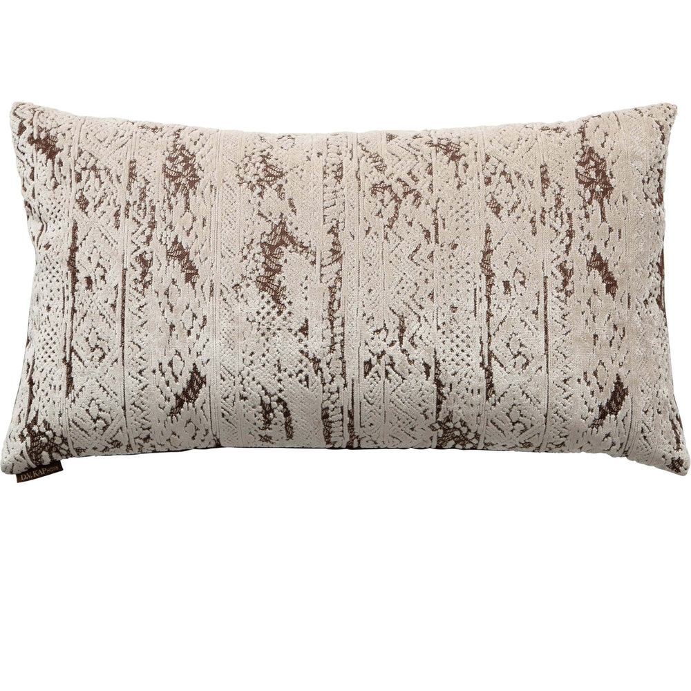Stonewash Lumbar Pillow, Ivory