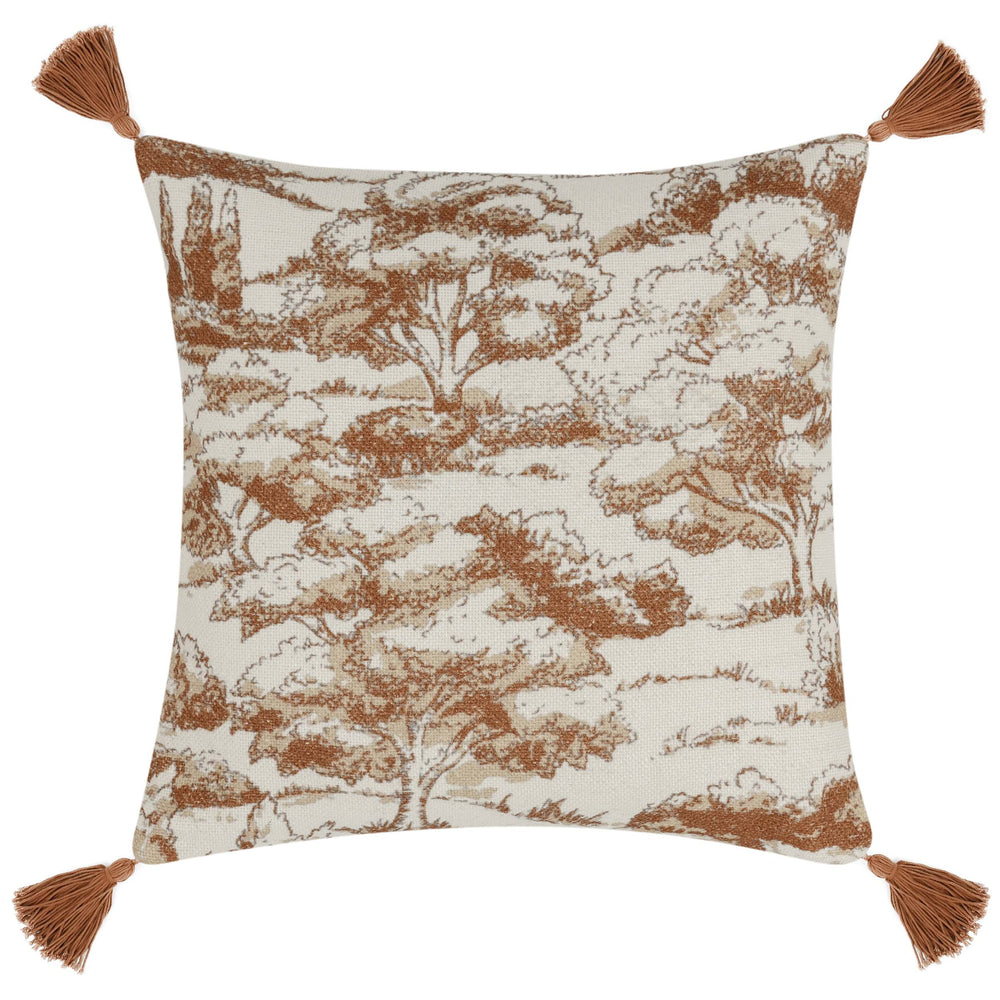Stonework Pillow, Clay-Accessories-High Fashion Home