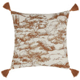 Stonework Pillow, Clay-Accessories-High Fashion Home
