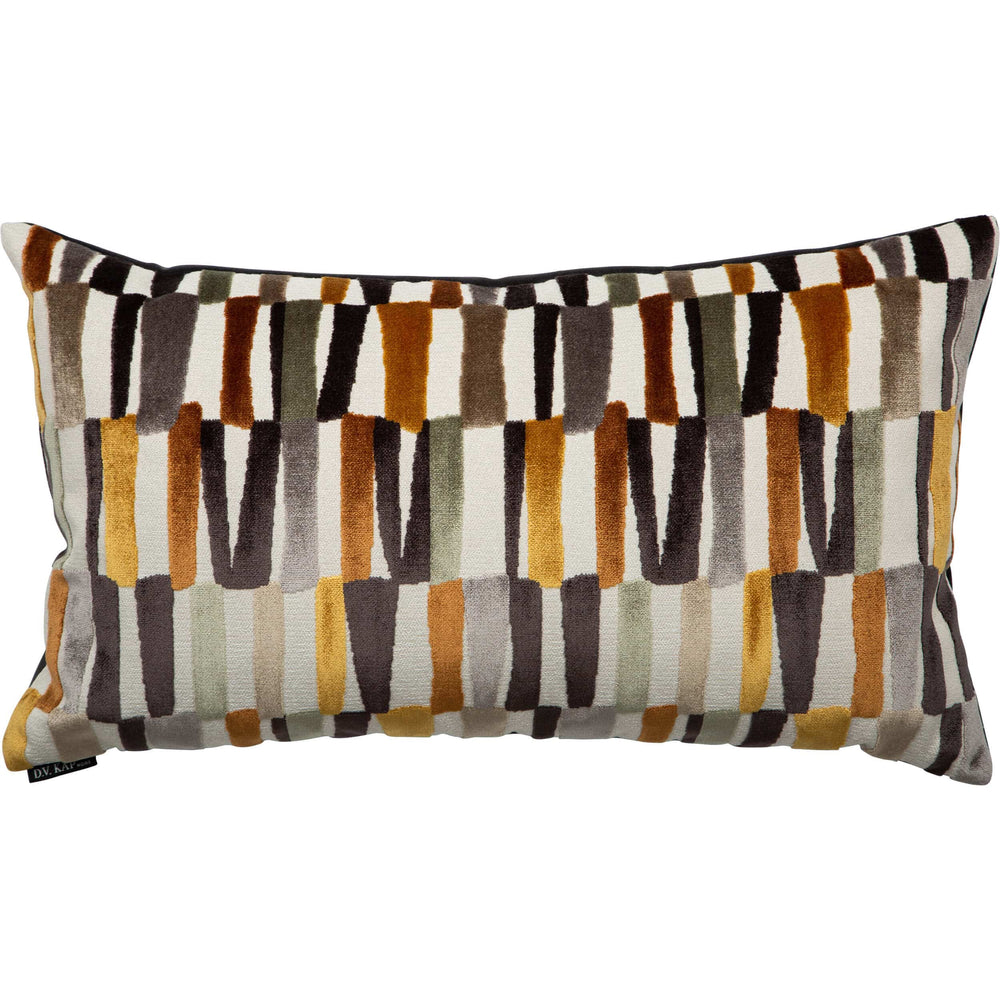 Strata Lumbar Pillow, Copper-Accessories-High Fashion Home