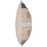 Stratton Pillow, Natural/Blue Multi