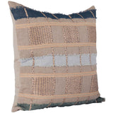 Stratton Pillow, Natural/Blue Multi