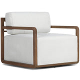 Stroud Outdoor Swivel Chair, Alessi Linen by Four Hands