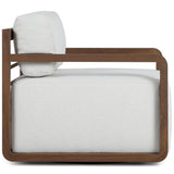 Stroud Outdoor Swivel Chair, Alessi Linen by Four Hands