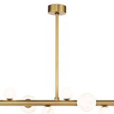 Styx Chandelier, Natural Brass-Accessories-High Fashion Home