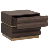 Subira Nightstand, Brown