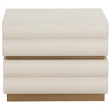 Subira Nightstand, Cream
