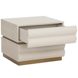 Subira Nightstand, Cream