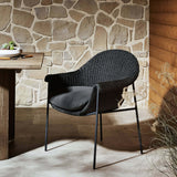 Suerte Outdoor Dining Chair, Arashi Ink-High Fashion Home