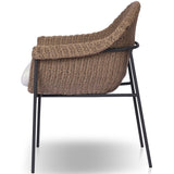 Suerte Outdoor Dining Chair, Arashi Salt-High Fashion Home