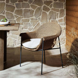 Suerte Outdoor Dining Chair, Arashi Salt-High Fashion Home