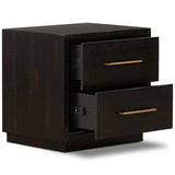 Suki Nightstand, Burnished Black by Four Hands