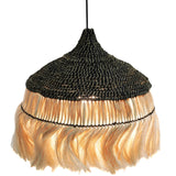 Sula Pendant, Natural/Black