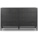 Sullivan 10 Drawer Dresser, Black by Four Hands