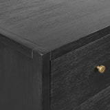 Sullivan 10 Drawer Dresser, Black by Four Hands